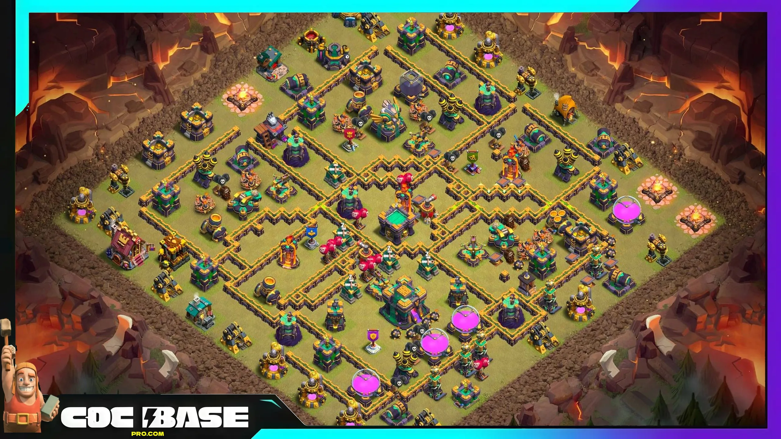 Updated TH14 War Base With Copy Link 2026 Strong Against Ground #10