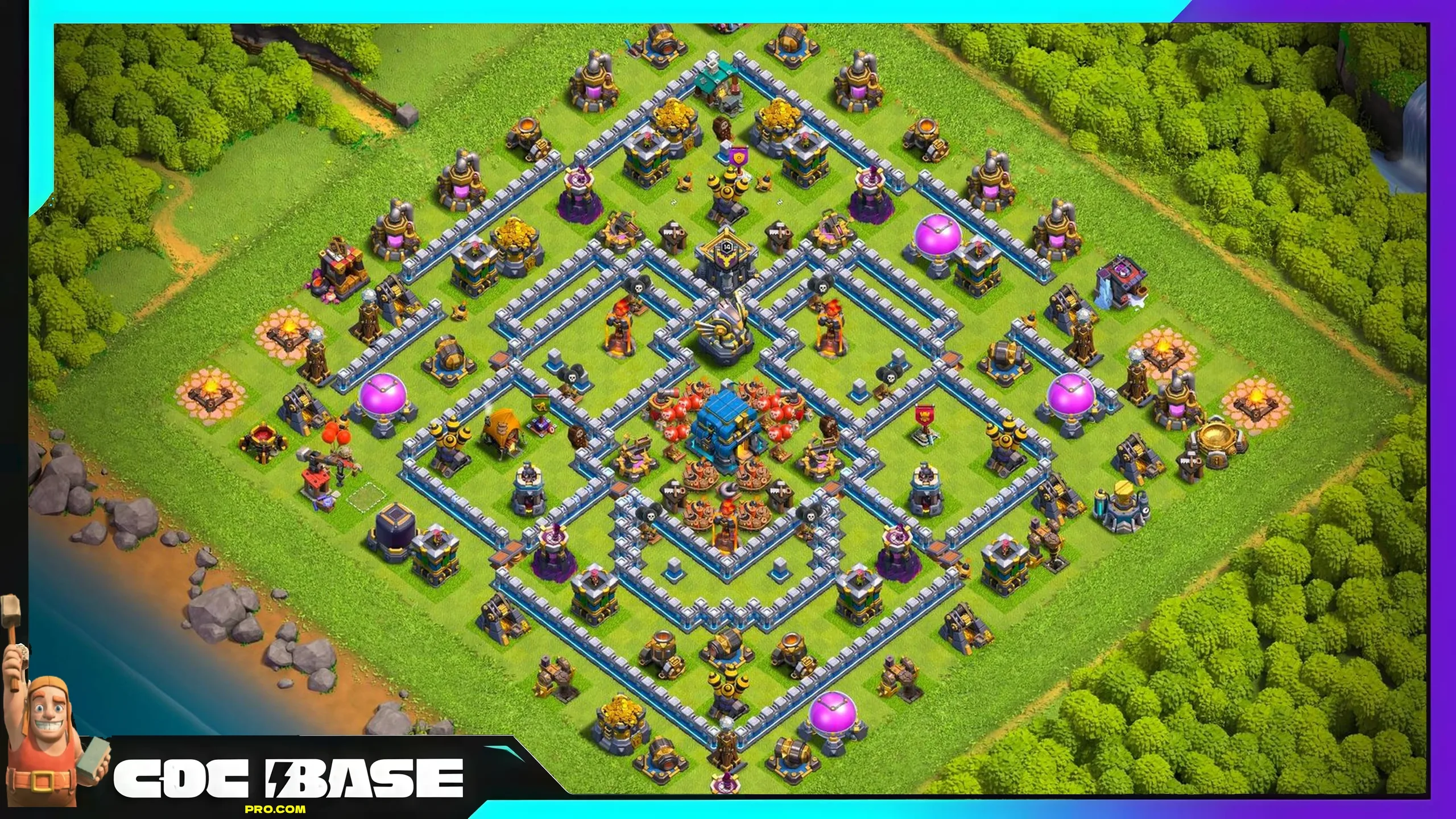Professional TH12 Legend League Base Link 2026 Anti 3 Star Compact #01