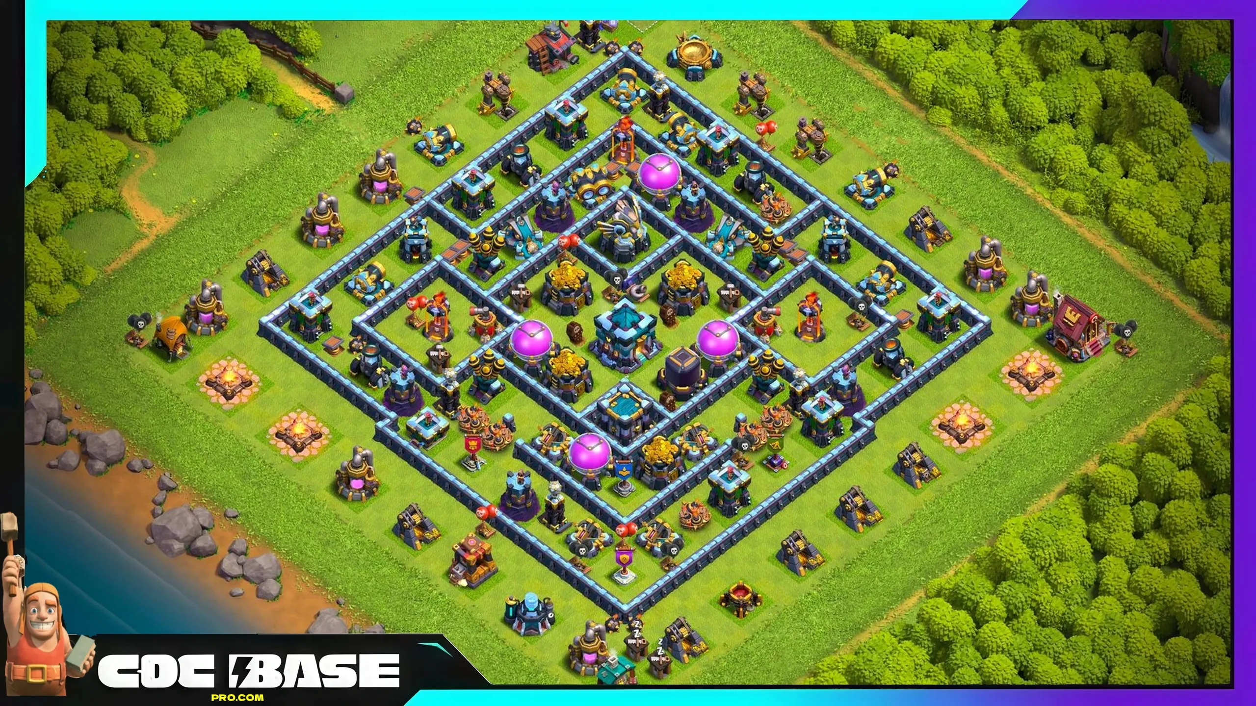 TH13 Farm Base With Copy Link 2026 Resource Protection #11