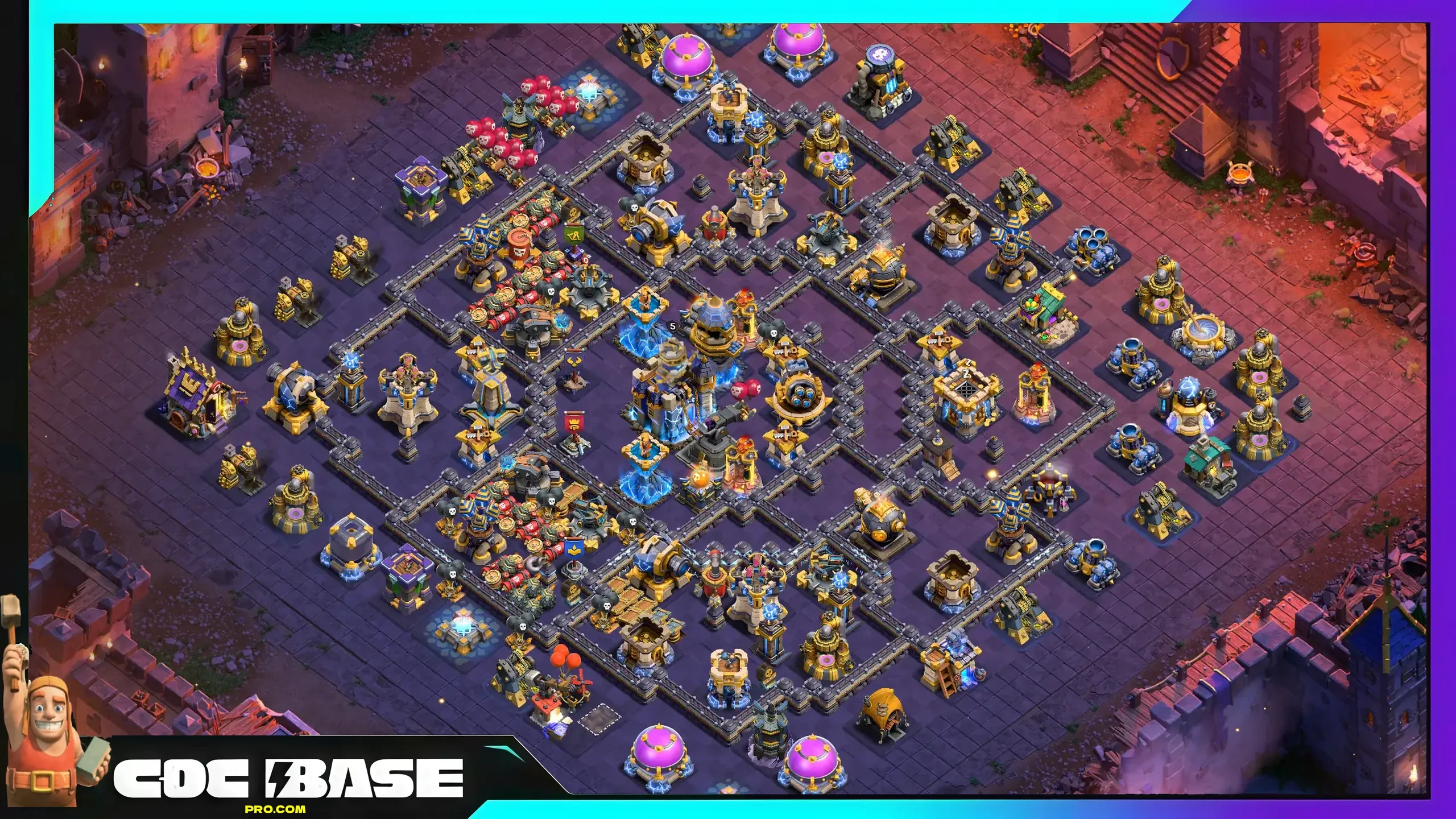 Best TH18 CWL Base 2026 Strong War Defense #18
