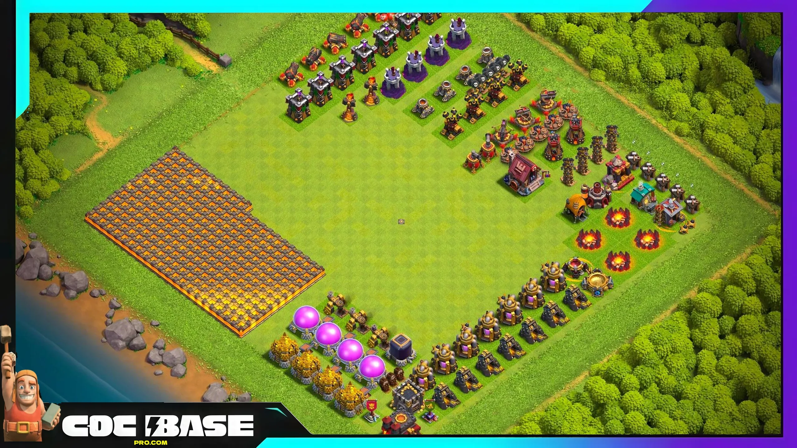 New TH10 Troll Defense Base 2026 Easy Copy #02